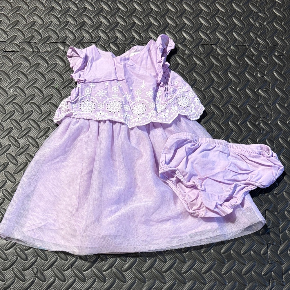 Cat & Jack Purple Kids Formal Dress